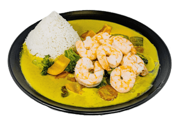 Produktbild Yellow Curry mit Groß Garnele